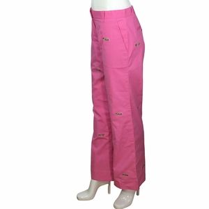 Lilypod Pink Embroidered Cotton Blend Pants 6